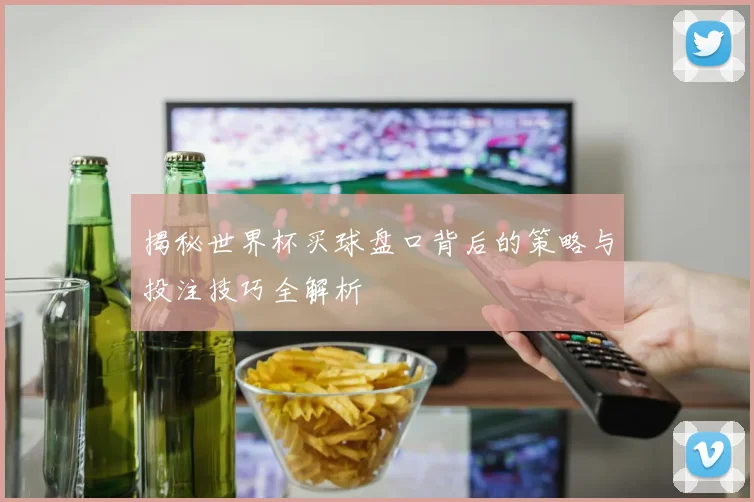 揭秘世界杯买球盘口背后的策略与投注技巧全解析